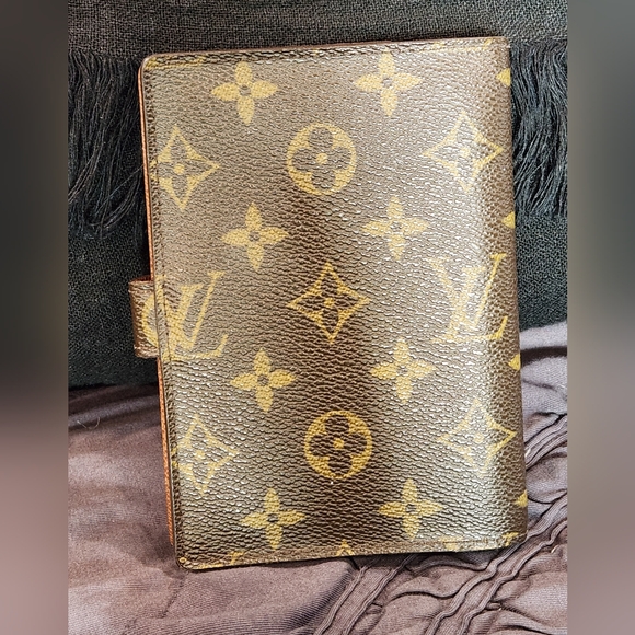 Louis Vuitton Monogram Canvas Small Ring Agenda PM Passport Cover Pocket Planner - Picture 2 of 13